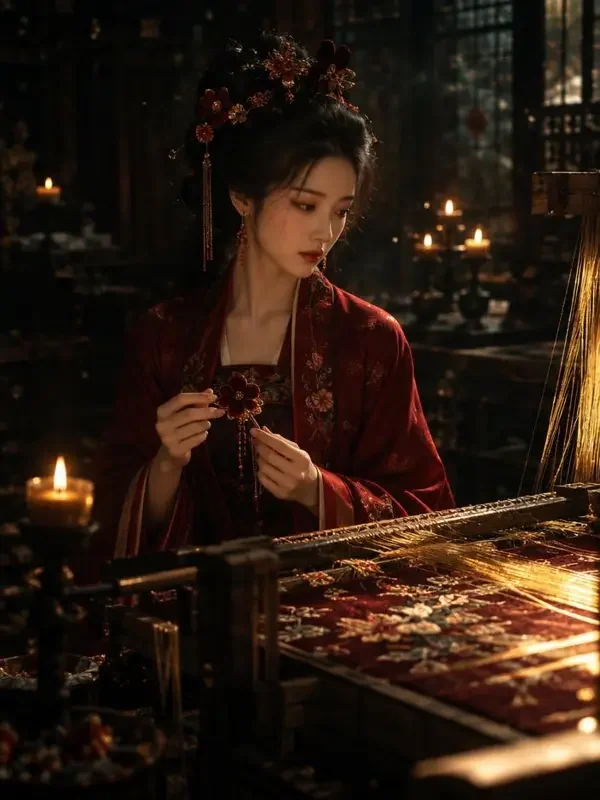 短剧《锦绣良缘》海报，古装题材，90 集